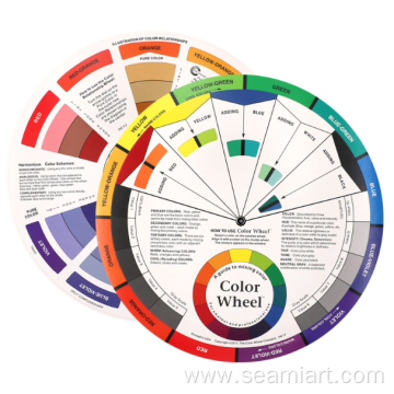 Dia 140MM color wheel Paper Card